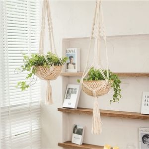🎋Bamboo Hanging Planter Set of 2 🪴